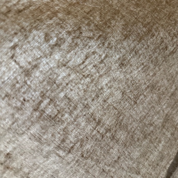 Linen 36” Waist Khaki Maxi Skirt Fully Lined Side Zip Neutral NormCore Size 16 - Picture 6 of 7